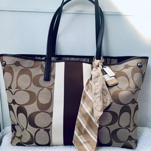 Coach Signature Purse & Scarf